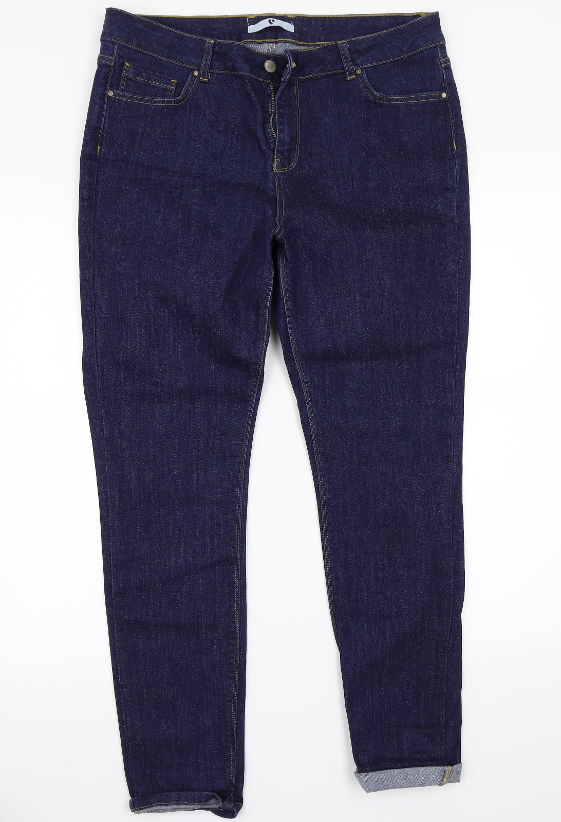 Very Womens Blue   Straight Jeans Size 16 L27 in
