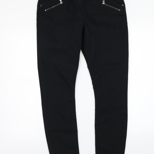 George Womens Black   Straight Jeans Size 14 L30 in