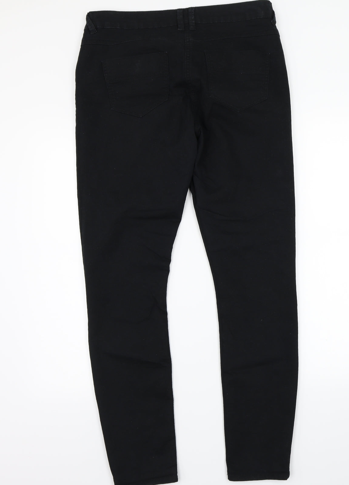 George Womens Black   Straight Jeans Size 14 L30 in