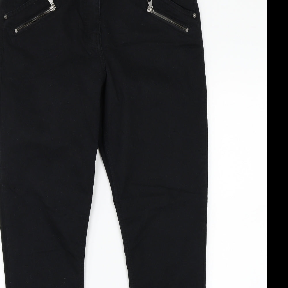 George Womens Black   Straight Jeans Size 14 L30 in