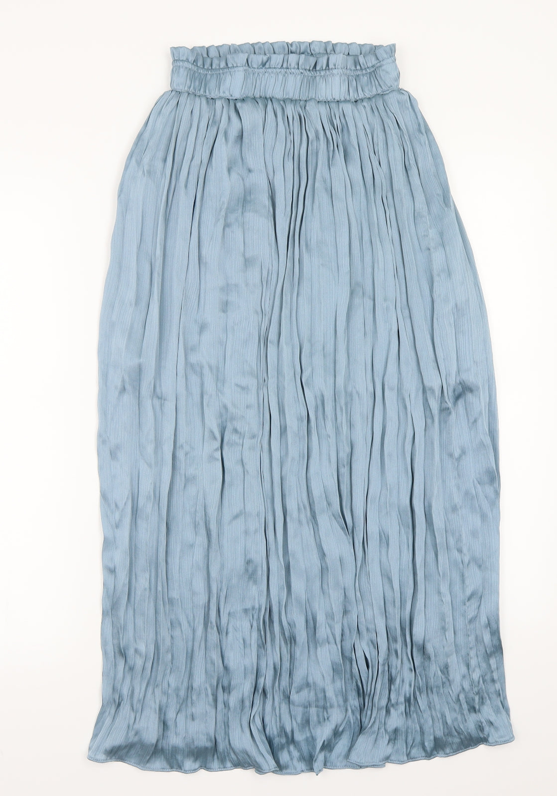 Topshop Womens Blue   A-Line Skirt Size 10