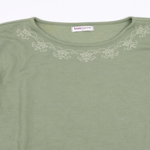 Bonmarché Womens Green   Pullover Jumper Size XL