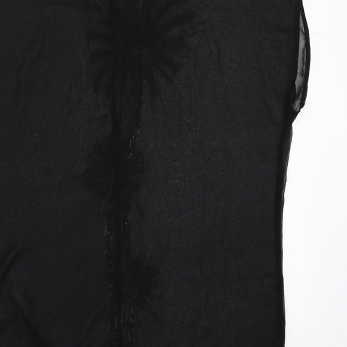 little mistress Womens Black   Basic T-Shirt Size 10