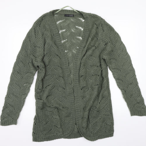 Primark Womens Green   Cardigan Jumper Size 18
