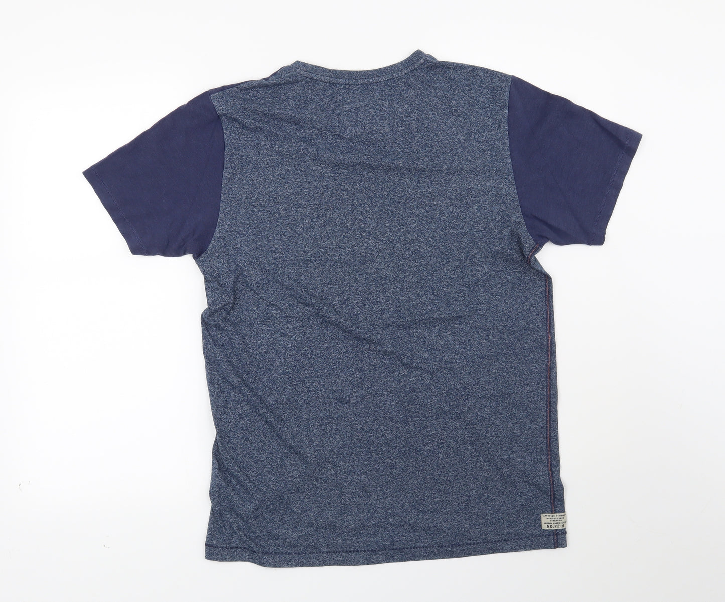 NEXT Mens Blue Striped   T-Shirt Size M