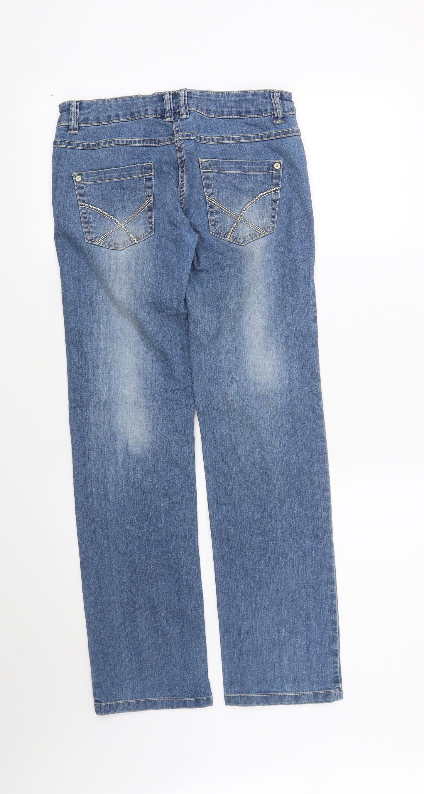 Preworn Boys Blue   Straight Jeans Size 12 Years