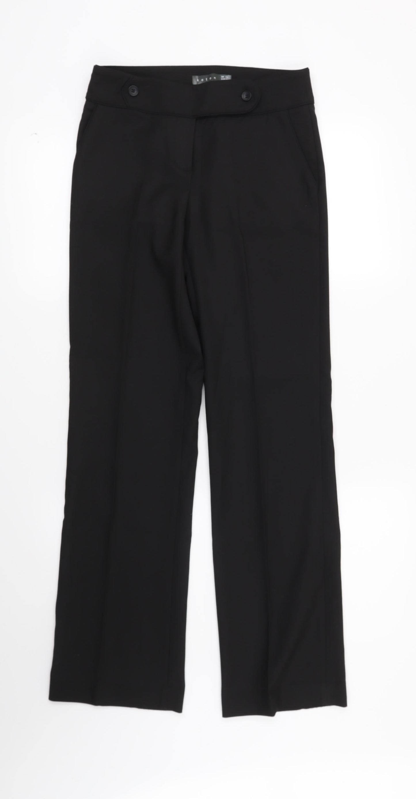 Koton Womens Black   Trousers  Size 6 L31 in
