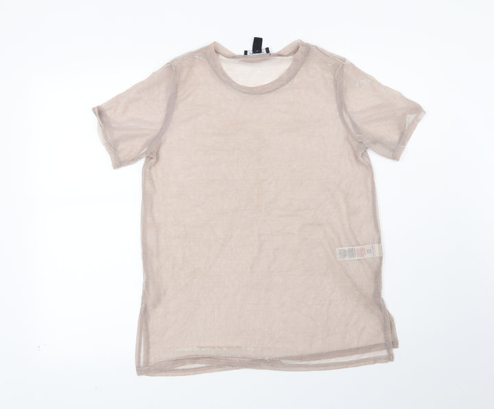 New Look Womens Pink   Basic Blouse Size 12