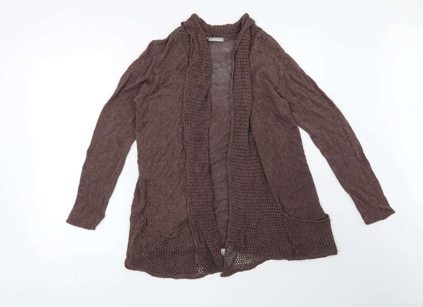 Marks and Spencer Womens Brown   Cardigan Jumper Size 12