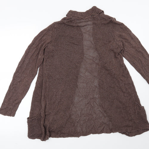 Marks and Spencer Womens Brown   Cardigan Jumper Size 12