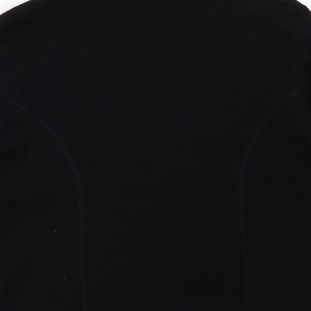 Marks and Spencer Womens Black   Cardigan Jumper Size 14