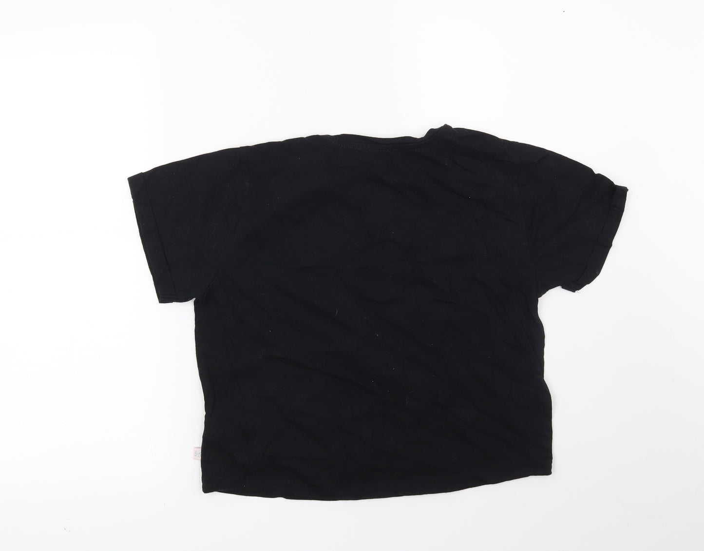 New Look Girls Black Solid  Top Pyjama Top Size M  - Cosy Club