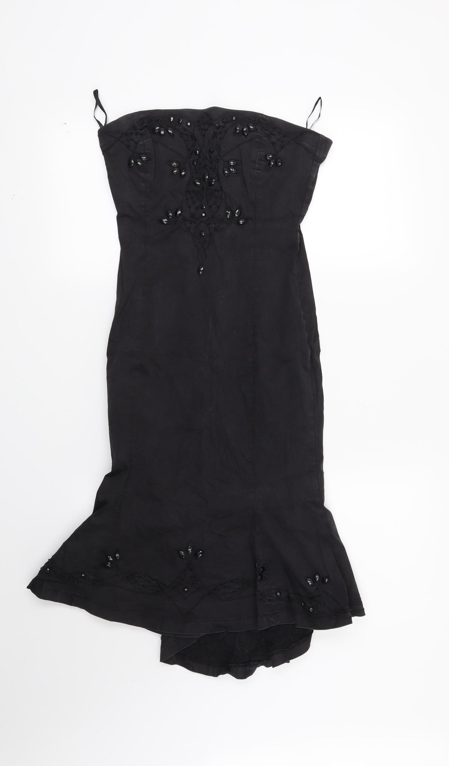 Jane Norman Womens Black Geometric  Bodycon  Size 12