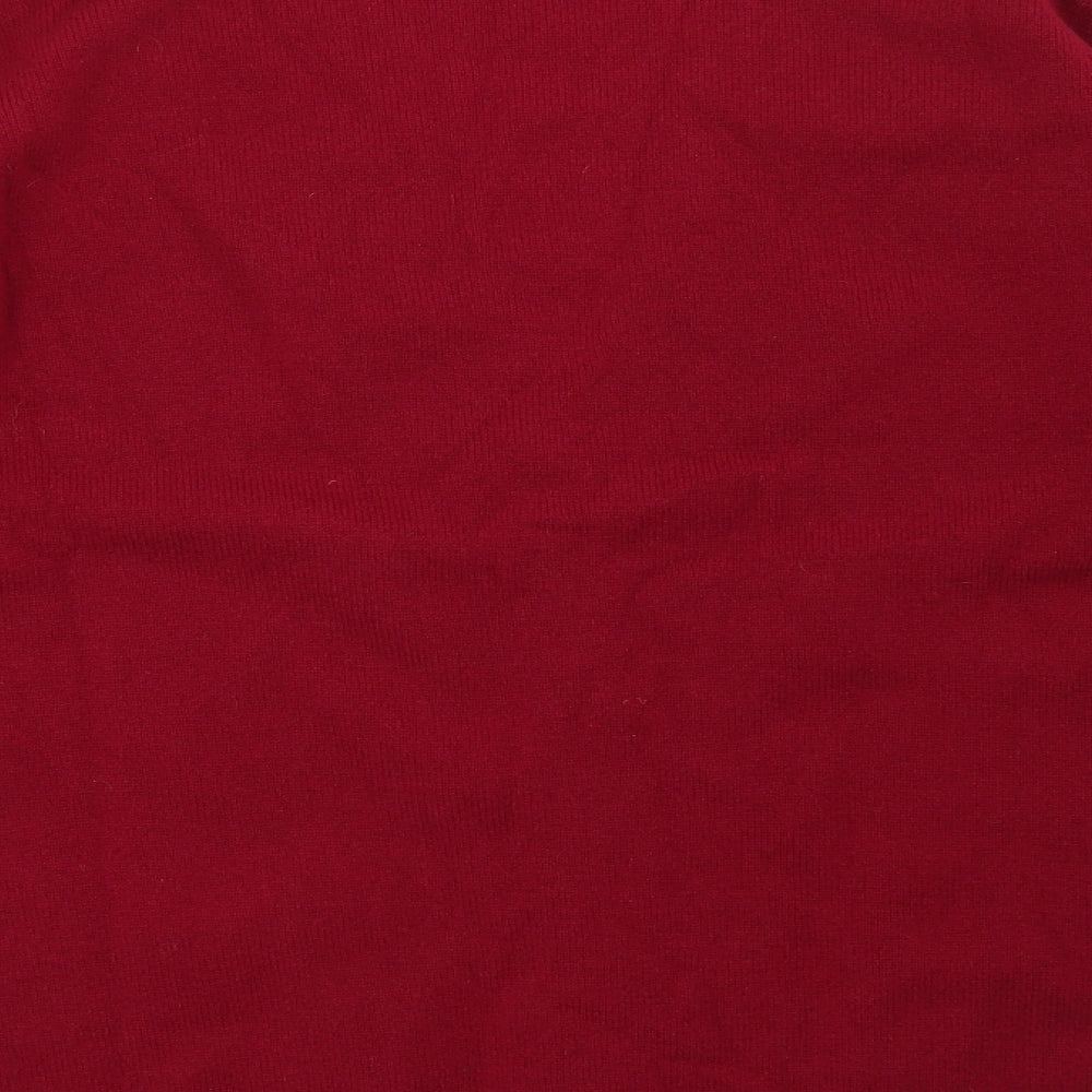 Woolovers Womens Red   Cardigan Jumper Size M