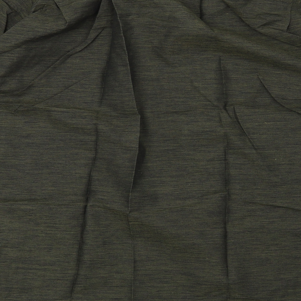 Melka Mens Green    Button-Up Size 16.5