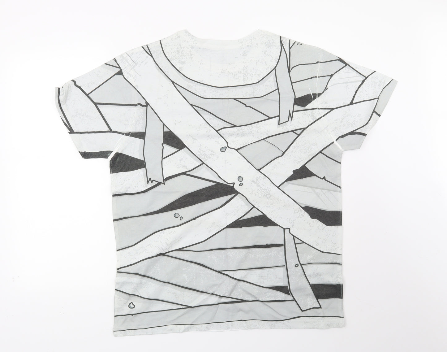 F&F Mens White    T-Shirt Size L  - Mummy
