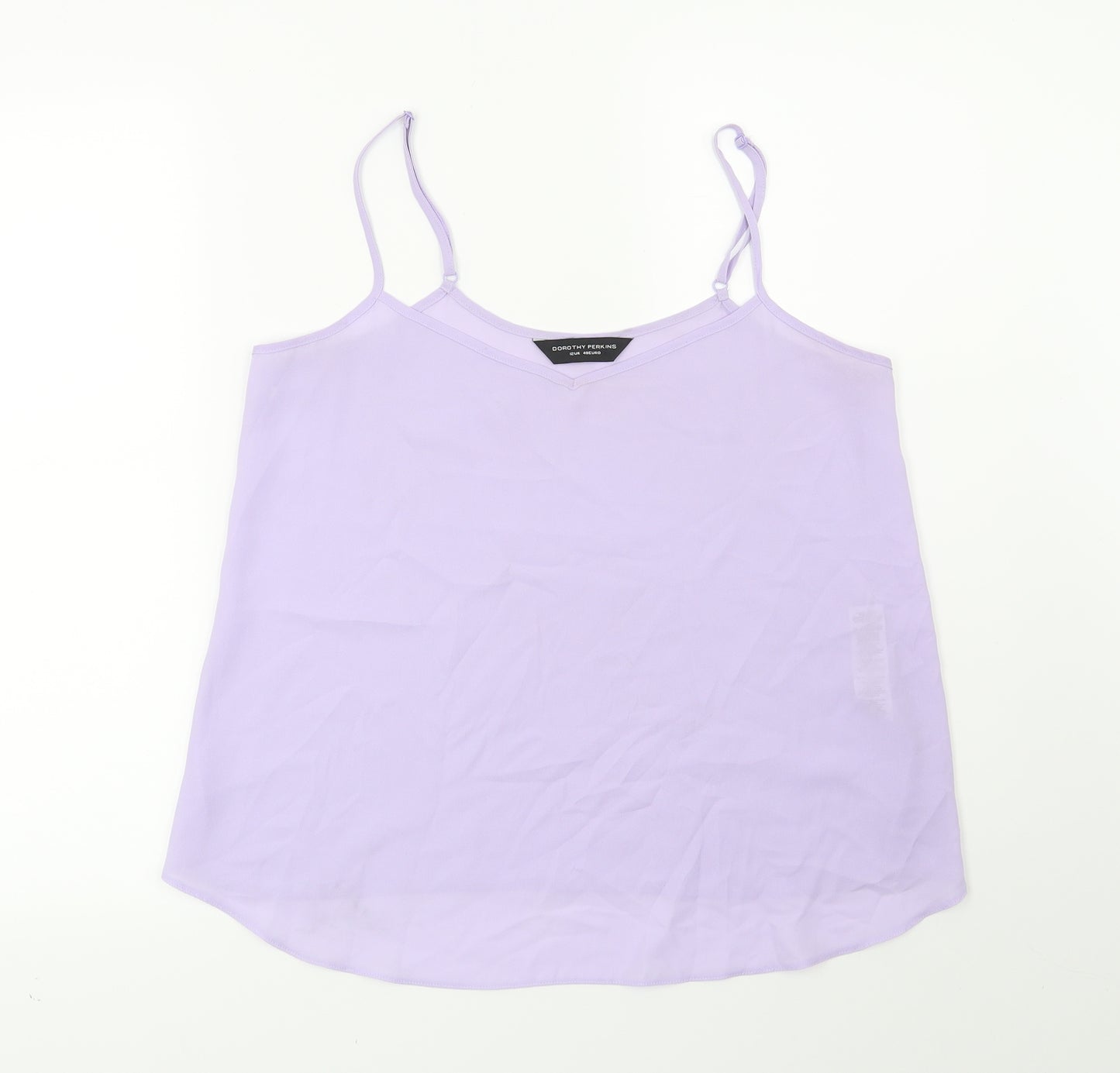 Dorothy Perkins Womens Purple   Basic Blouse Size 12