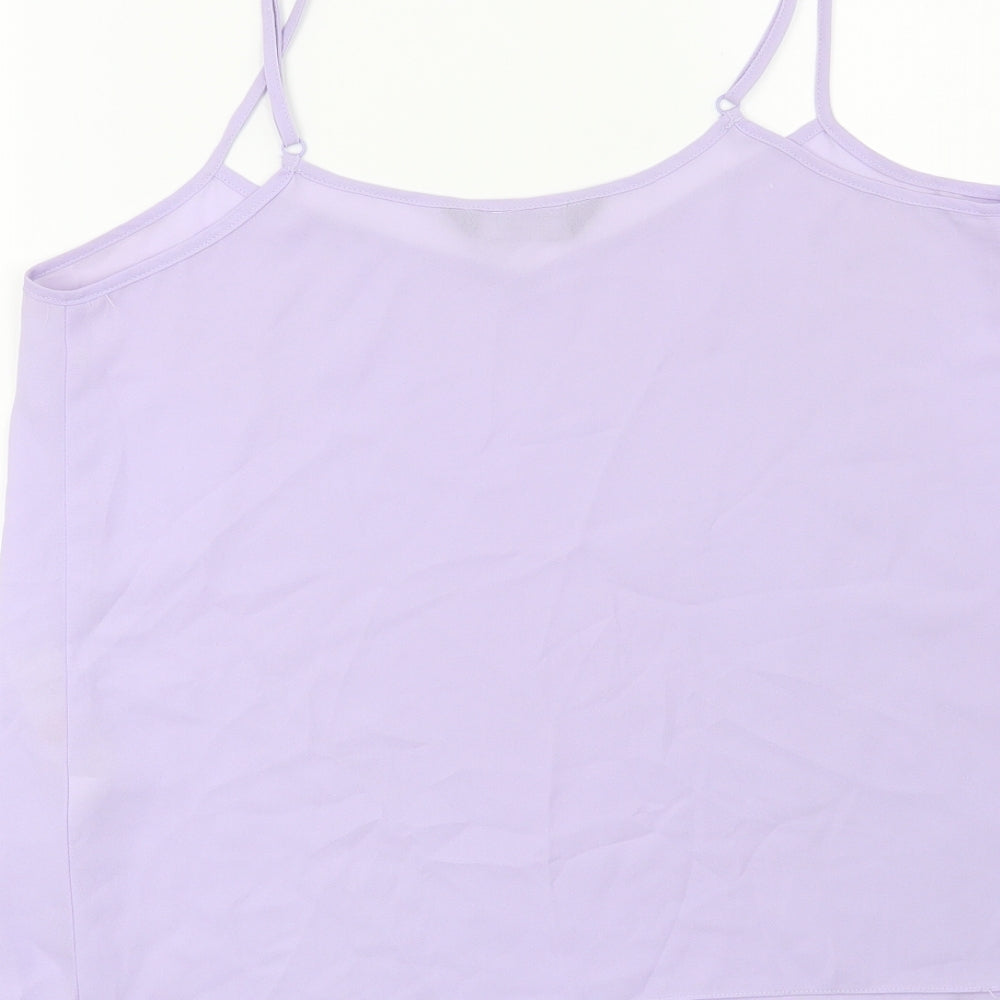 Dorothy Perkins Womens Purple   Basic Blouse Size 12