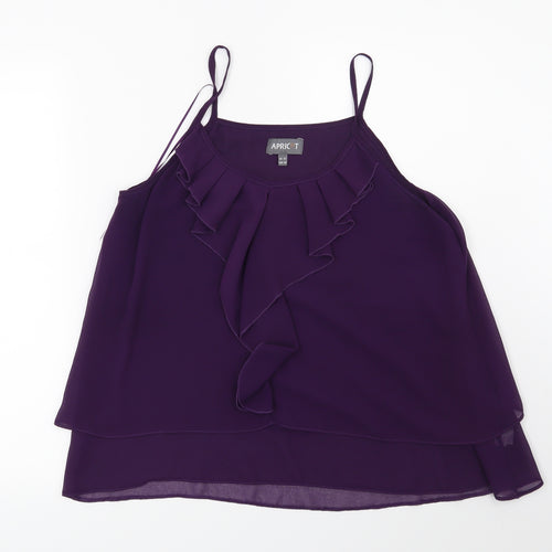 Apricot Womens Purple   Basic Blouse Size 12