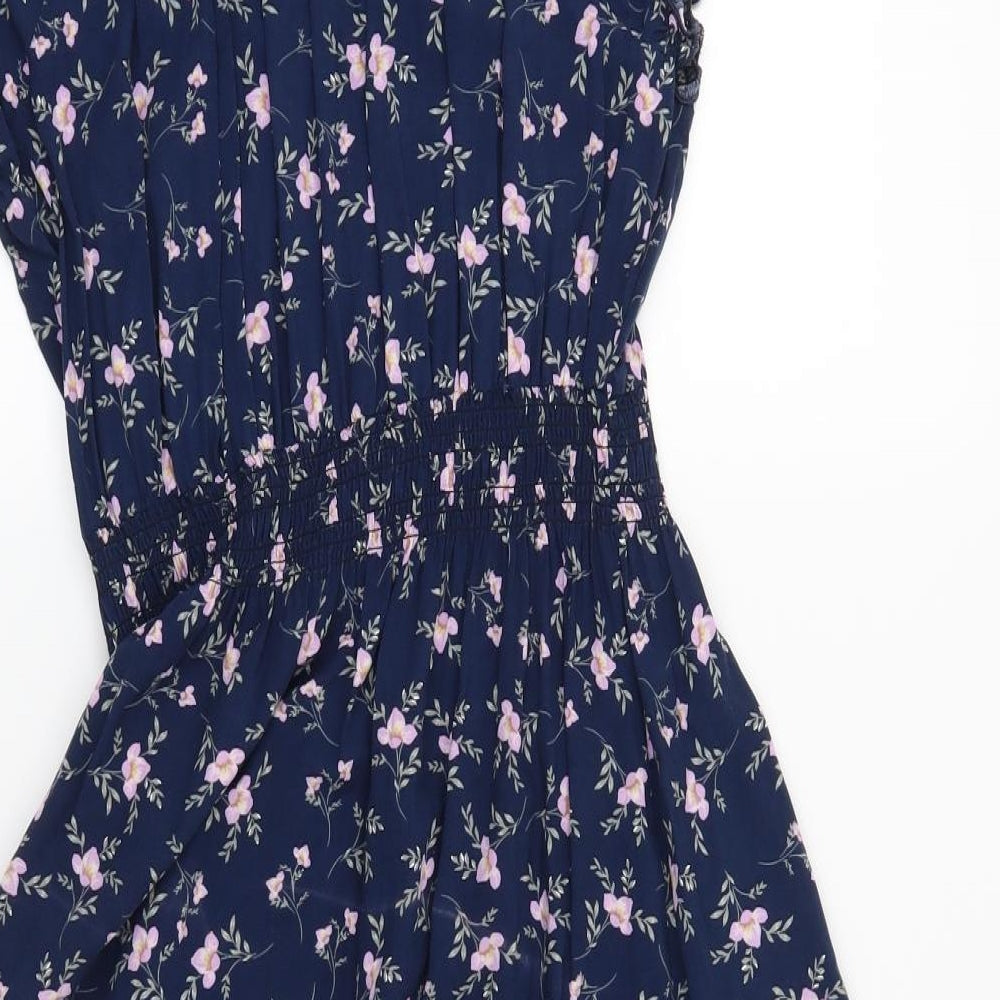 Apricot Womens Blue Floral  Fit & Flare  Size 14