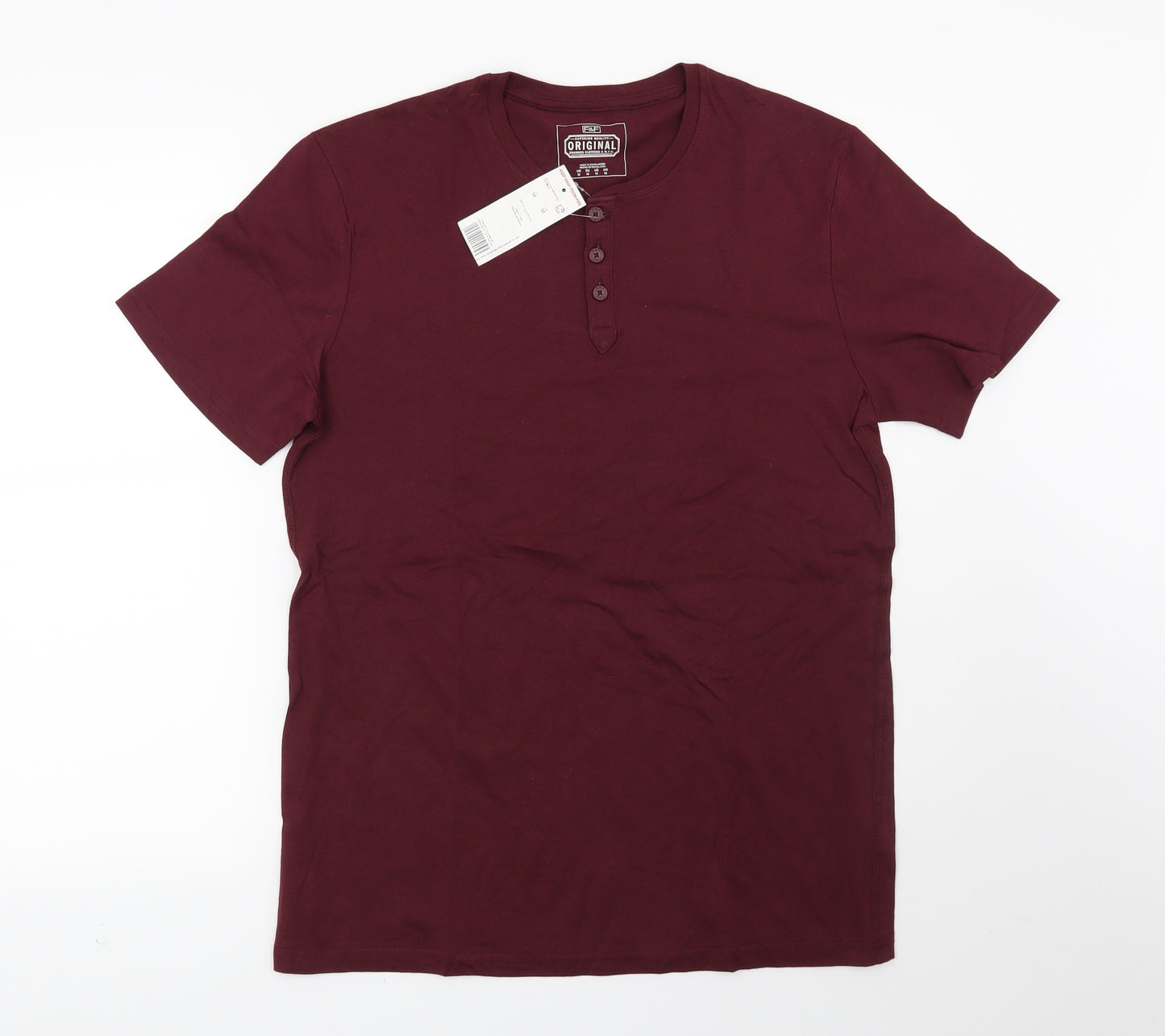 F&F Mens Red    T-Shirt Size M