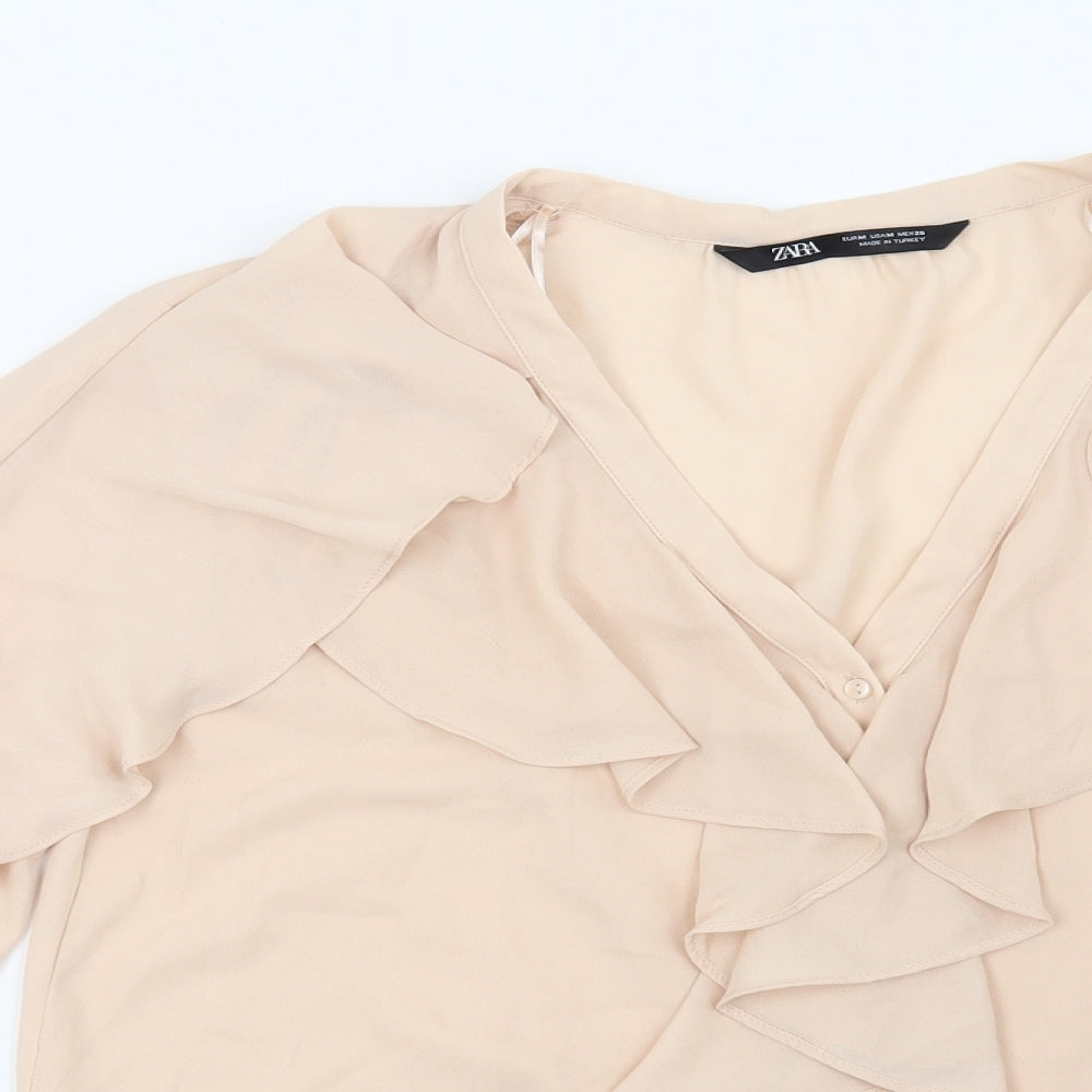 Zara Womens Pink   Basic Blouse Size M