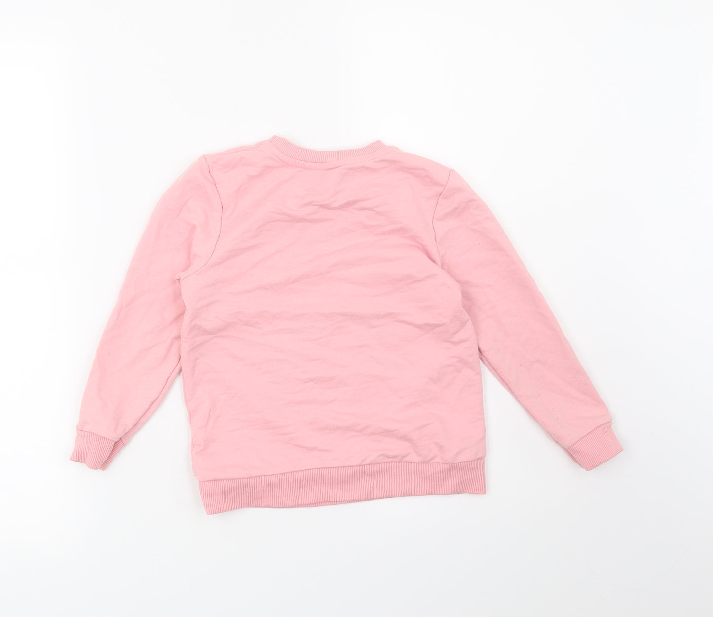Primark Girls Pink   Pullover Sweatshirt Size 5-6 Years  - Unicorn