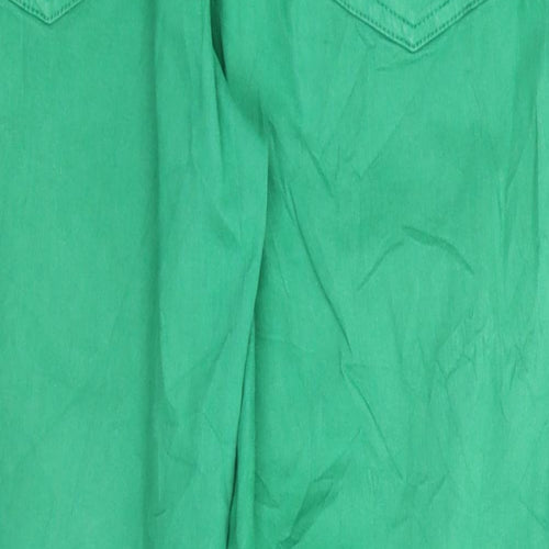 Z Biz Womens Green  Denim Jegging Jeans Size 32 in L25 in