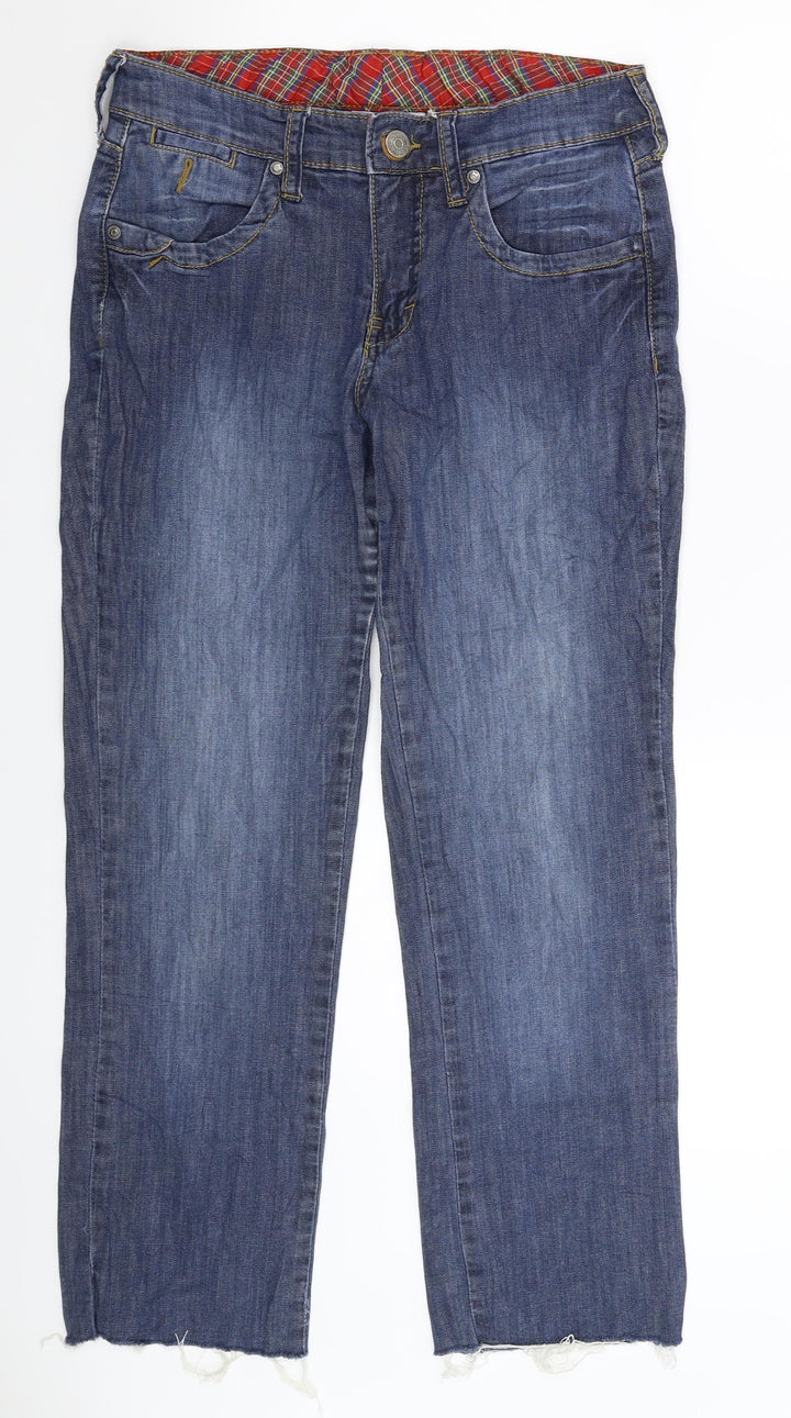 Number One Womens Blue  Denim Straight Jeans Size 30 in L27 in