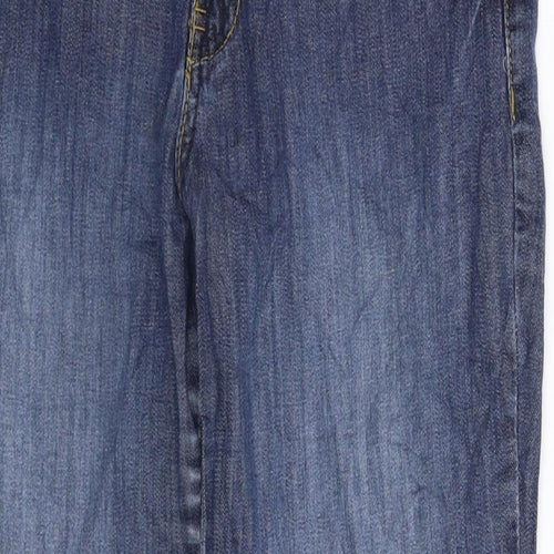Number One Womens Blue  Denim Straight Jeans Size 30 in L27 in