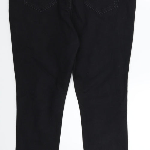 TU Womens Black  Denim Jegging Jeans Size 16 L28 in
