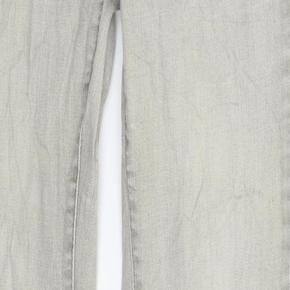 Pieces Womens Grey  Denim Jegging Jeans Size 32 in L30 in