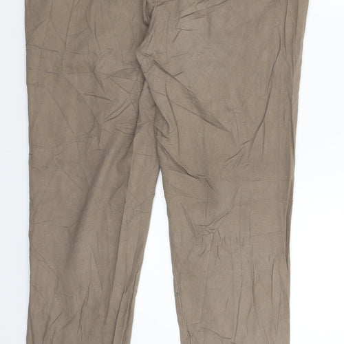 Anima Bella Womens Grey   Trousers  Size 34 in L28 in