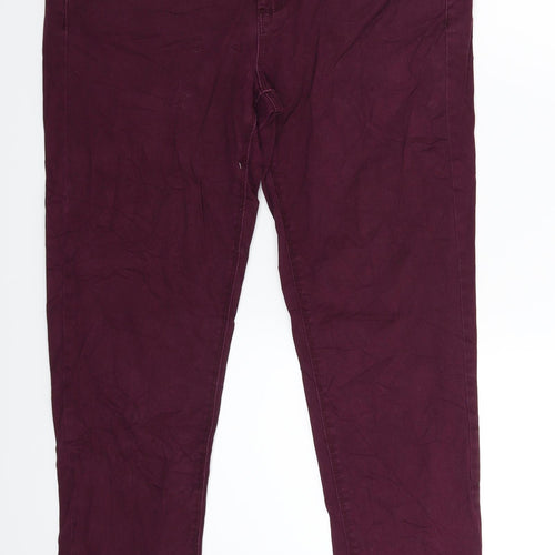 Kappahl Womens Purple  Denim Skinny Jeans Size 34 in L27 in