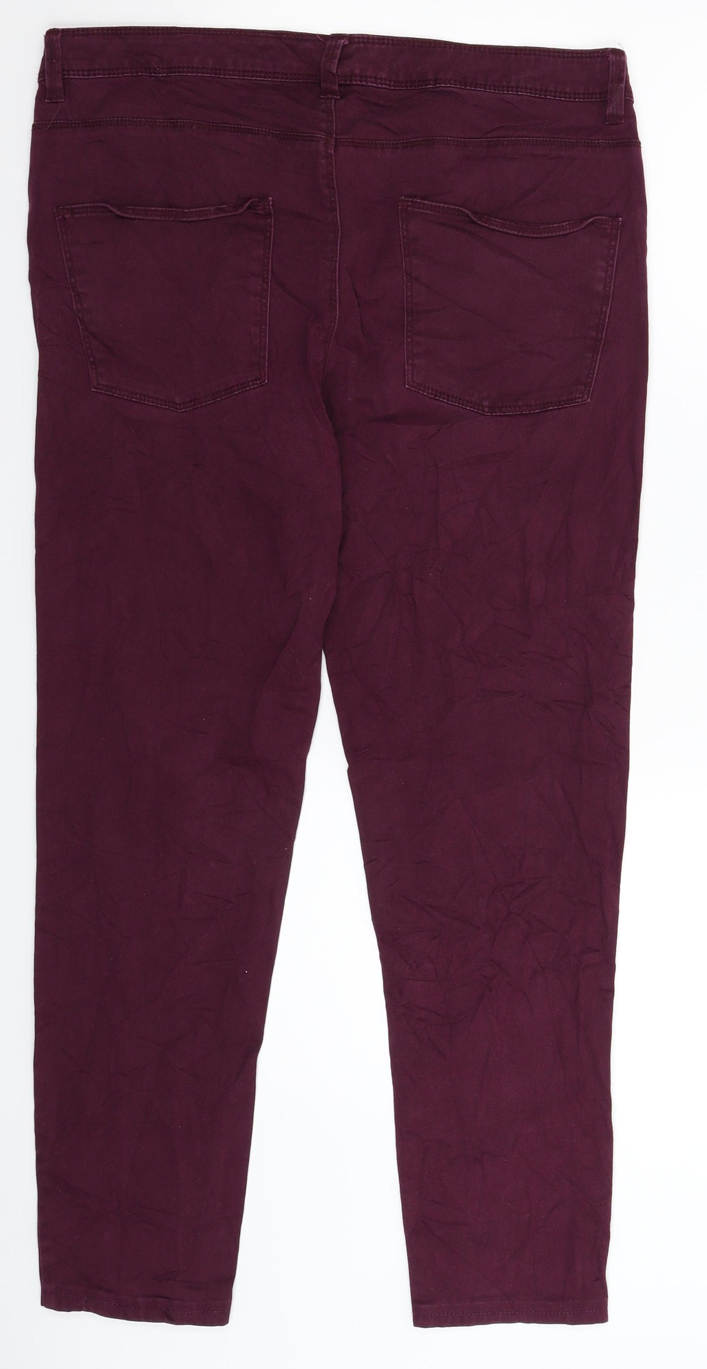 Kappahl Womens Purple  Denim Skinny Jeans Size 34 in L27 in