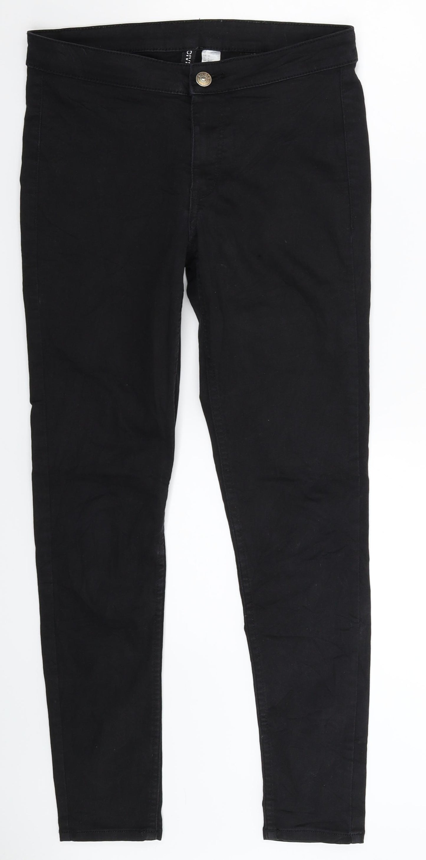 Divided Womens Black  Denim Jegging Jeans Size 10 L27 in