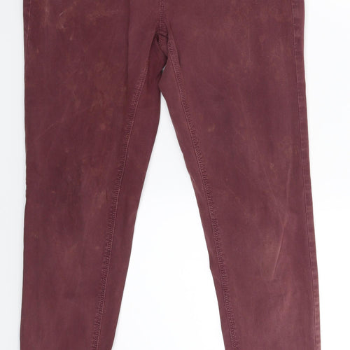 United Colors of Benetton Womens Brown  Denim Skinny Jeans Size 28 in L29 in