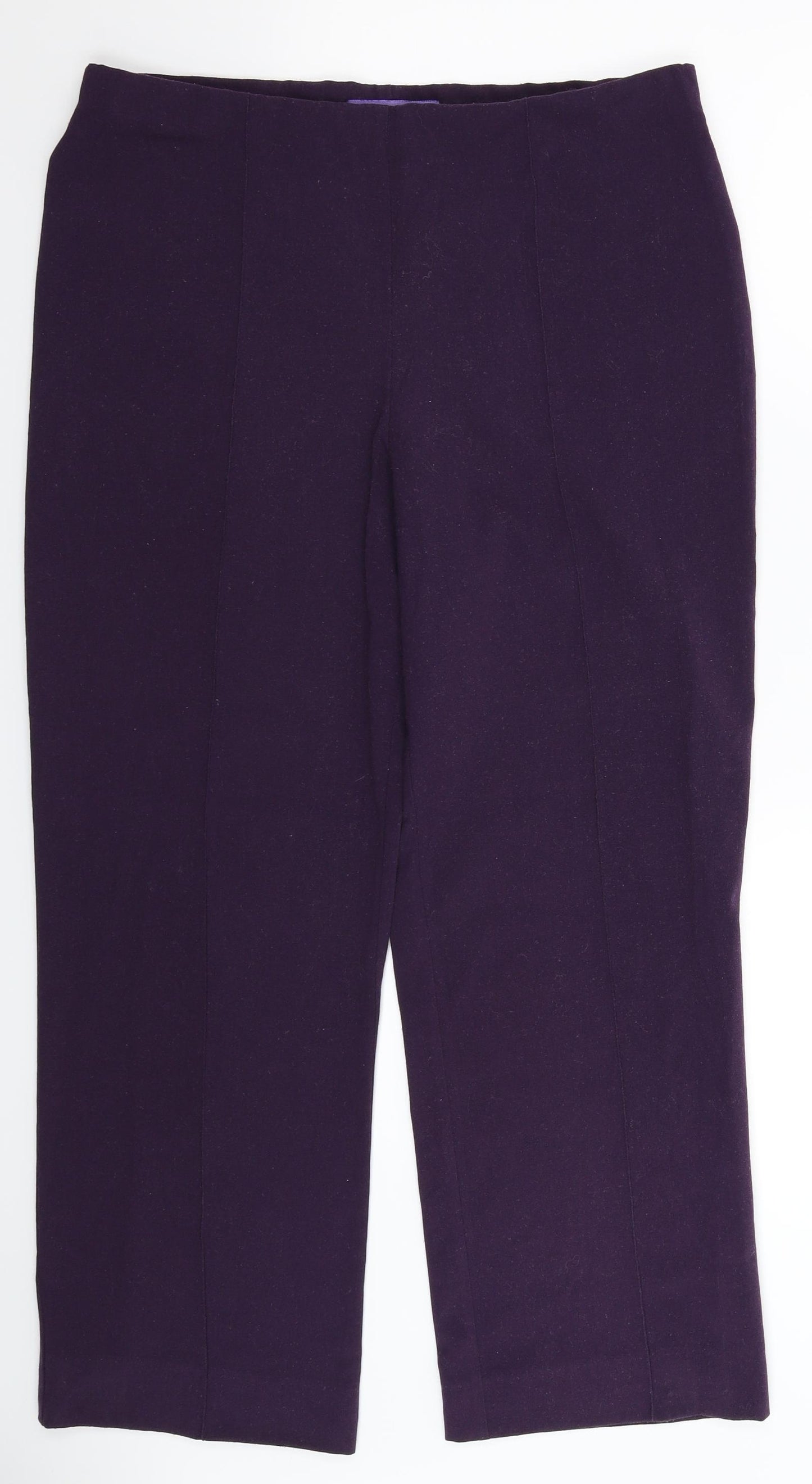 Autonomy Womens Purple   Trousers  Size 14 L28 in