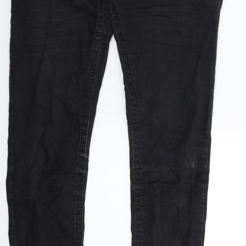 Pulz Womens Black  Denim Jegging Jeans Size 28 in L33 in