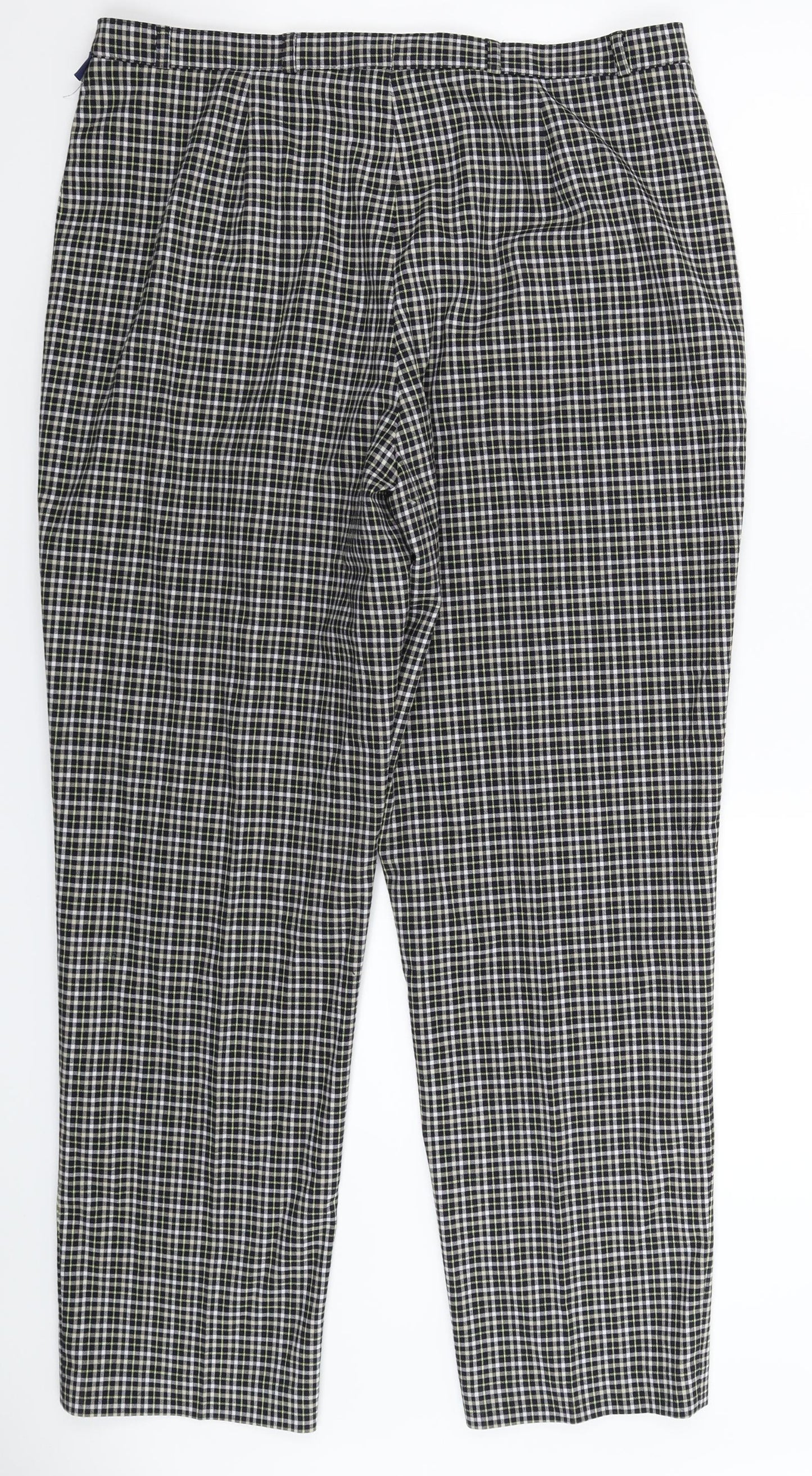 Robell Womens Multicoloured Check  Trousers  Size 18 L30 in