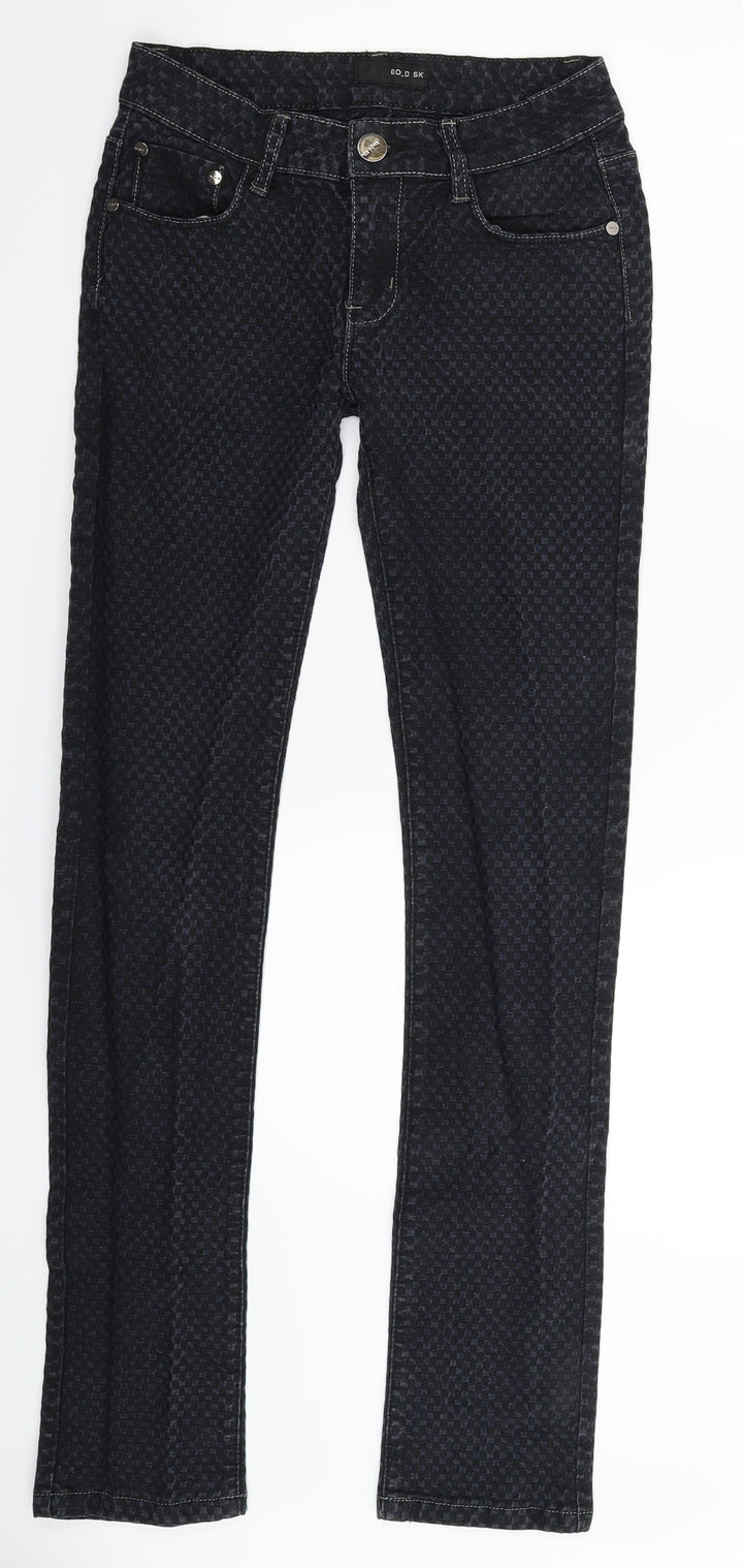 Gold SK Womens Blue Denim Jegging Jeans Size 26 in L32 in