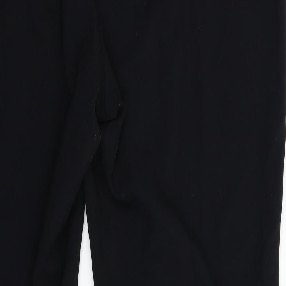 Marks and Spencer Womens Black   Trousers  Size 18 L33 in