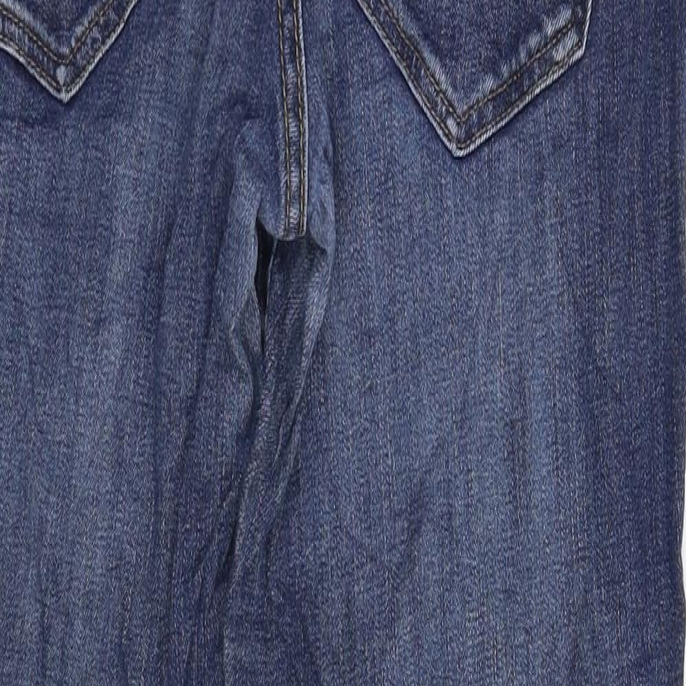 H&M Womens Blue  Denim Skinny Jeans Size 12 L33 in