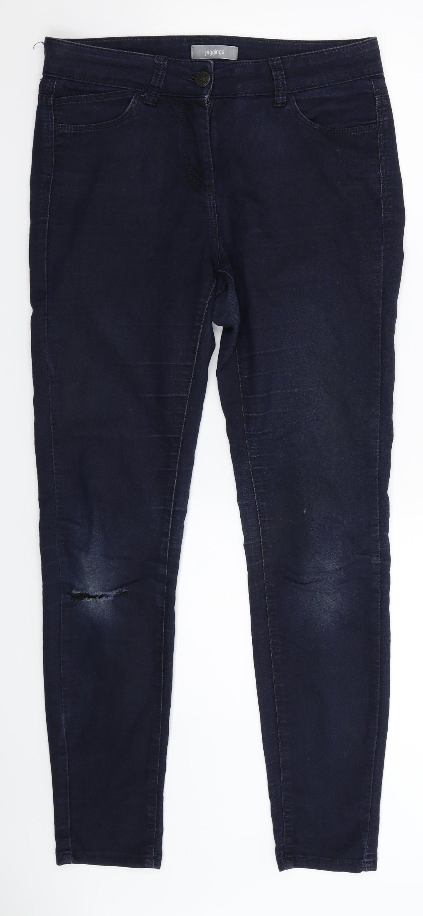 Marks and Spencer Womens Blue  Denim Jegging Jeans Size 10 L28 in