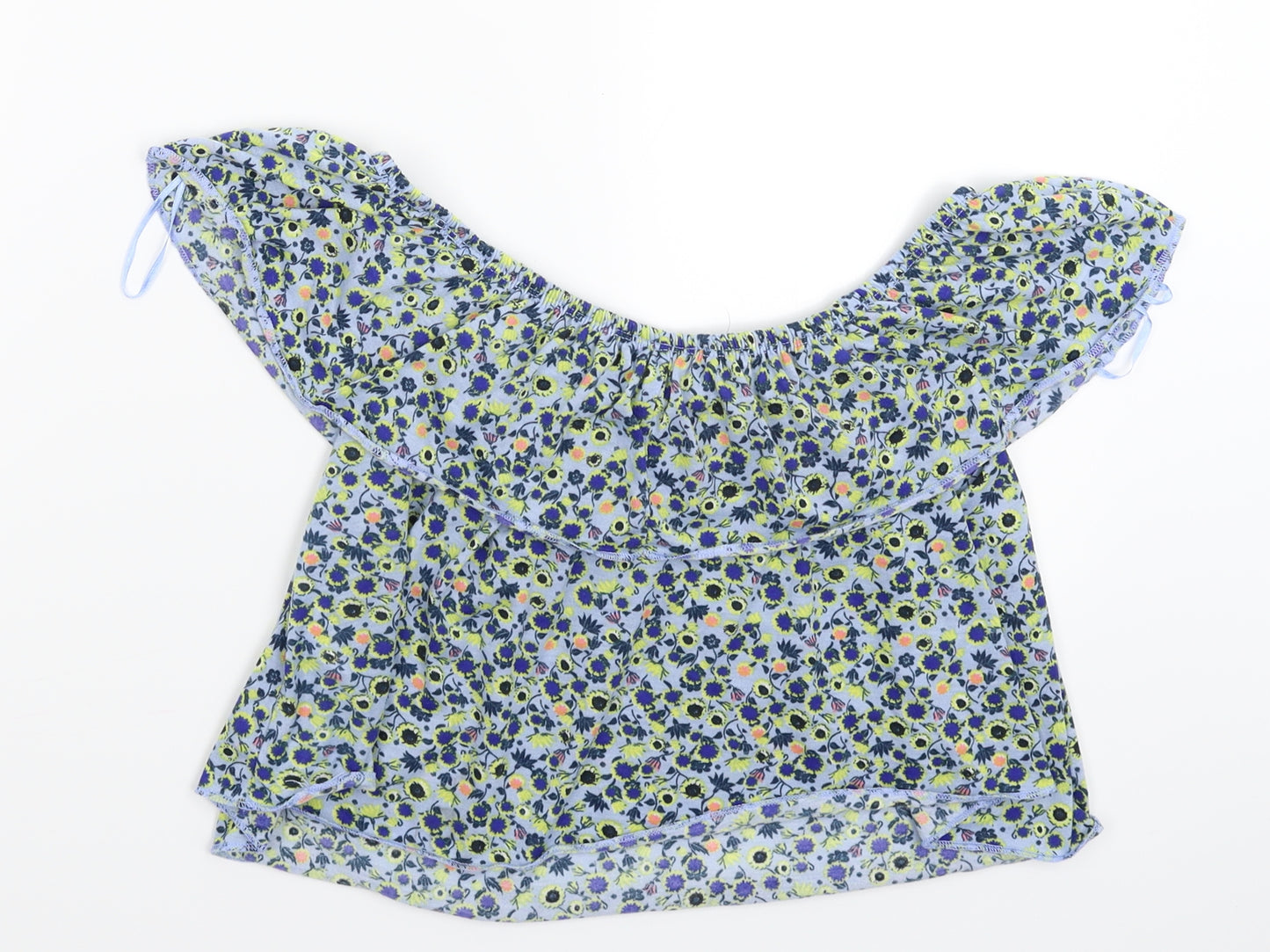 Topshop Womens Multicoloured Floral  Basic Tank Size 10