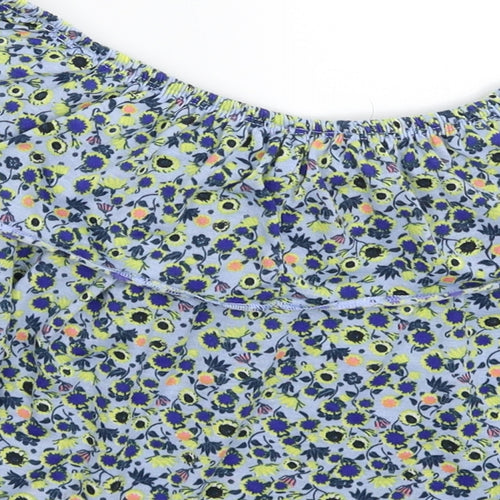 Topshop Womens Multicoloured Floral  Basic Tank Size 10