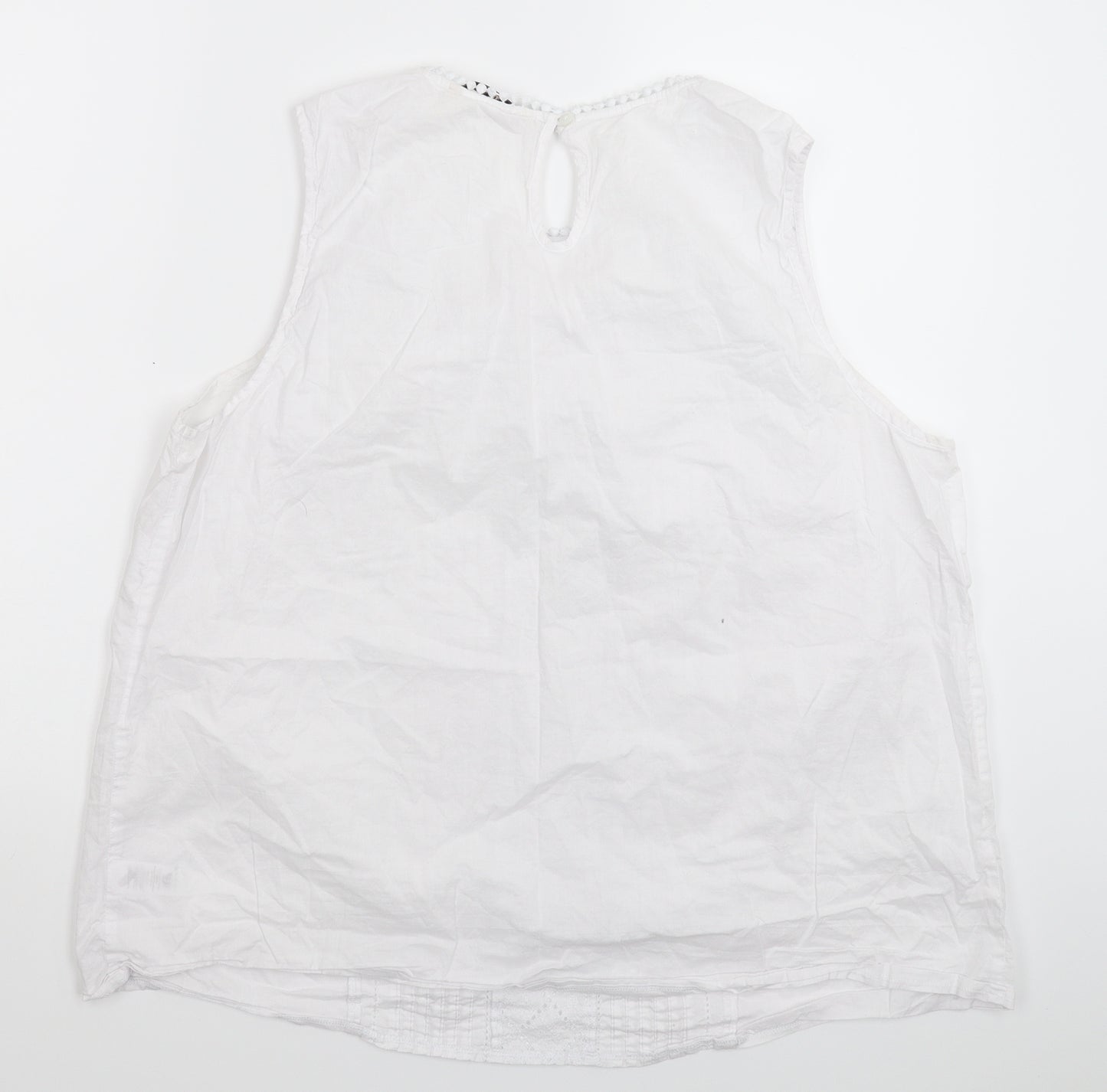 TU Womens White   Basic Tank Size 22