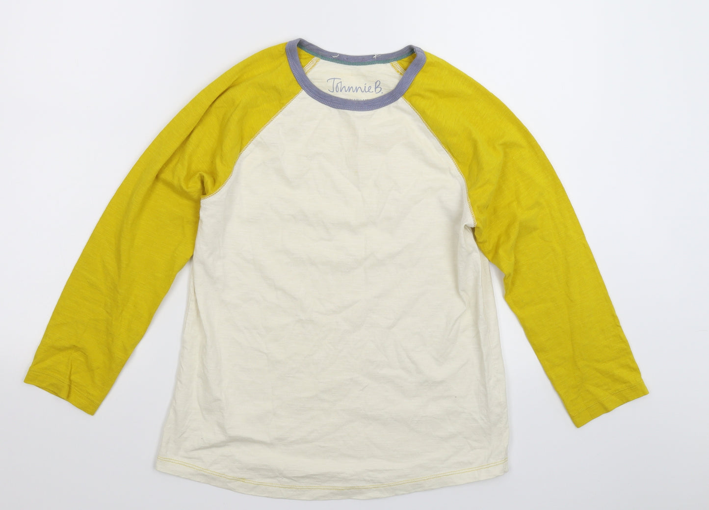 Johnnie B Boys Yellow   Basic T-Shirt Size 13-14 Years