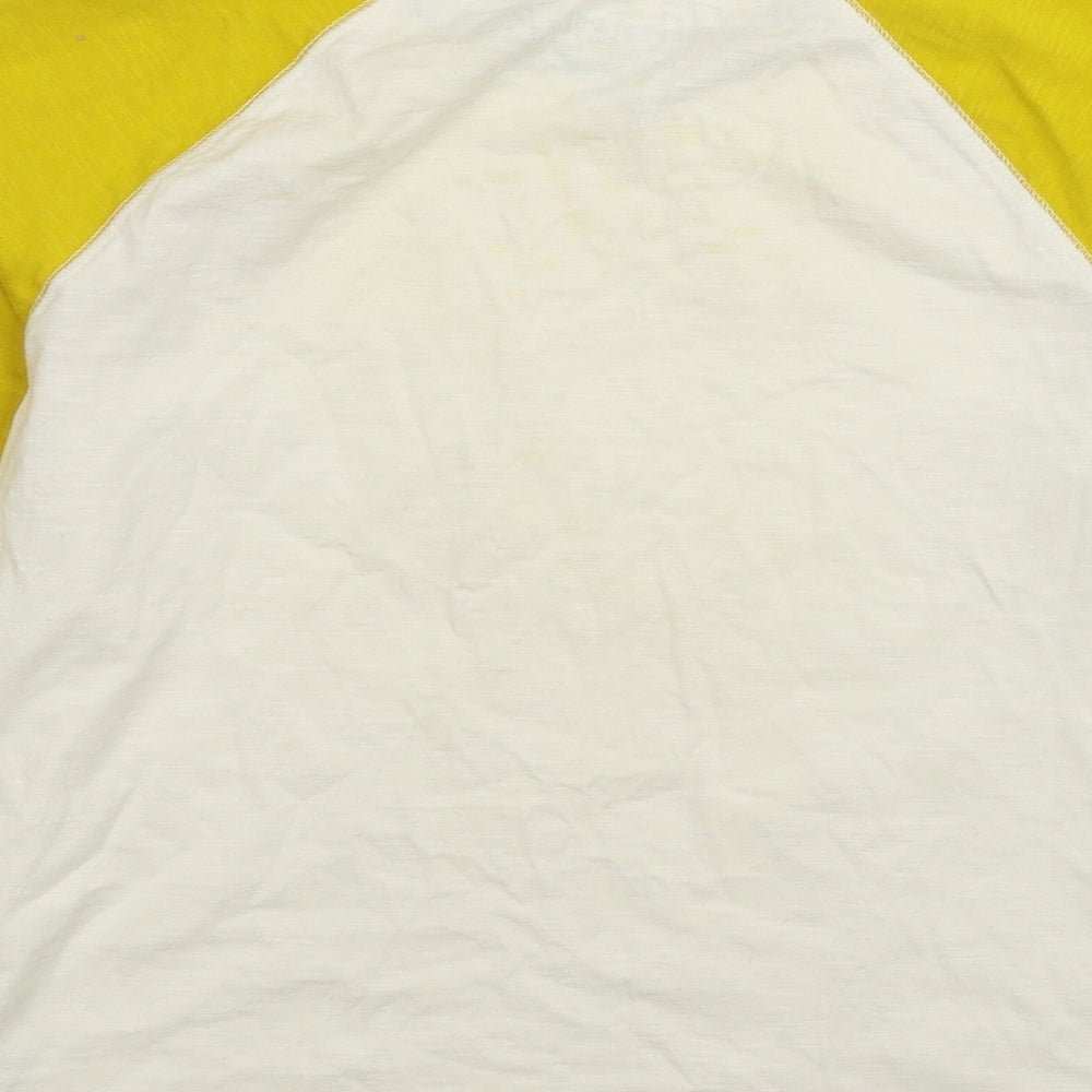 Johnnie B Boys Yellow   Basic T-Shirt Size 13-14 Years
