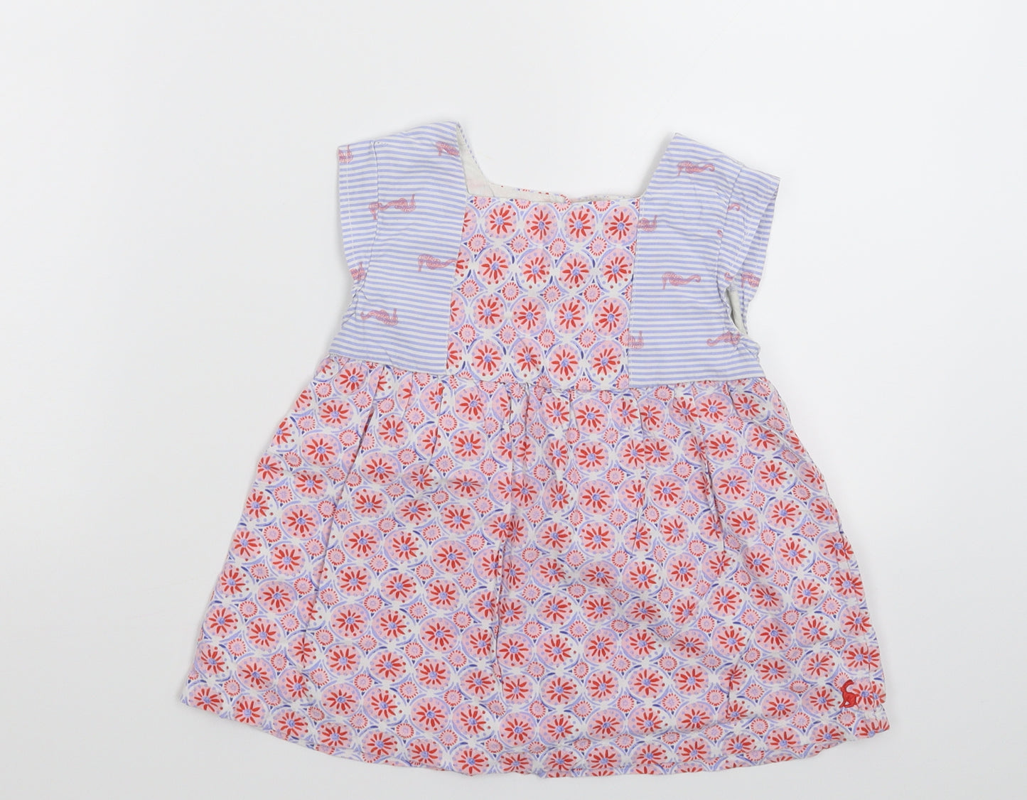 Joules Girls Multicoloured Floral  Fit & Flare  Size 5 Years